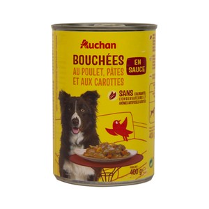 PRODUCTO ALCAMPO Bocaditos en salsa con trozos de pollo 400 g.