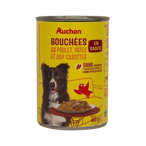 PRODUCTO ALCAMPO Bocaditos en salsa con trozos de pollo 400 g.