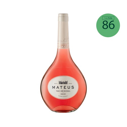 Vino rosado elaborado en Portugal MATEUS The original botella de 75 cl.