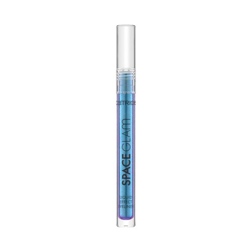 CATRICE Space glam tono 030 Cosmic chrome purpura a azul claro Eyeliner de larga duración.
