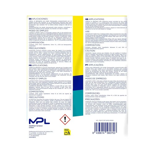 MPL Percarbonato + bicarbonato 750gr