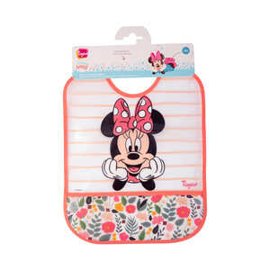 Imagen de Babero de rizo con lazos, MINNIE.