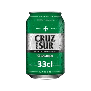 CRUZ DEL SUR Cerveza lata de 33 cl.