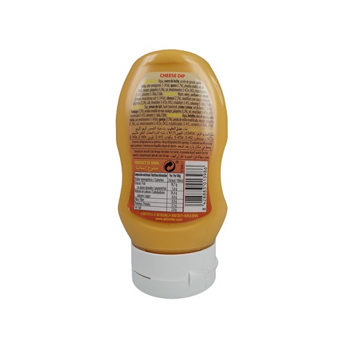 Salsa Cheese Dip boca abajo ALVIANDA 280 g.