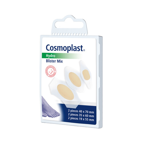 Apositos antiampollas de 3 tamaños diferentes COSMOPLAST Hydro 6 uds.