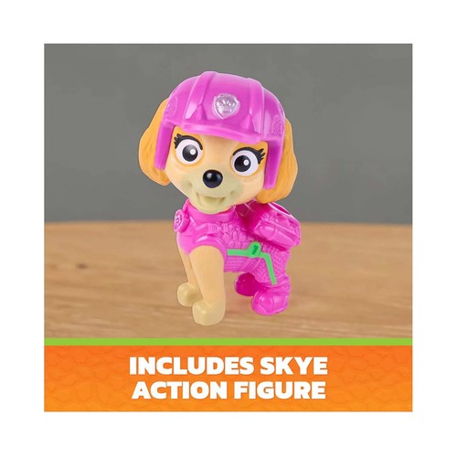 Dinosaurio rugiente y Skye PATRULLA CANINA