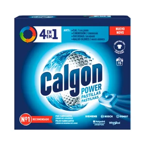 CALGON Descalcificador en pastillas 15 uds.