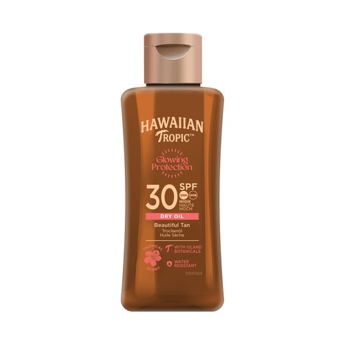 HAWAIIAN TROPIC Glowing protection Aceite seco protector solar con FPS 30 (alto) 75 ml.