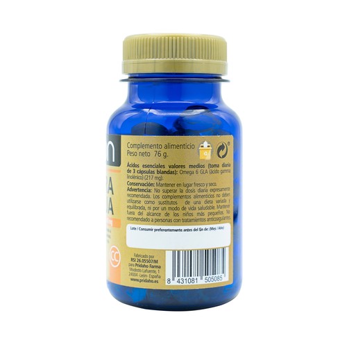 SANON Onagra y borraja (Complemento alimenticio) 110 cápsulas.
