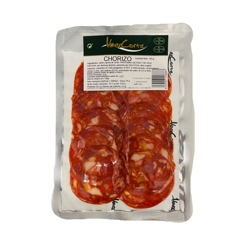 IBER CORTE Chorizo loncheado 100 g.