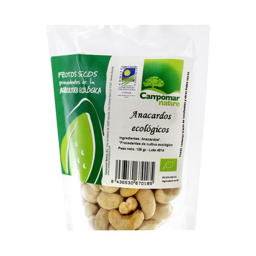 CAMPOMAR NATURE Anacardos ecológicos 125 g.