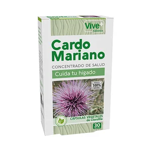VIVE+ Advance Cápsulas vegetales a base de cardo mariano 30 uds.