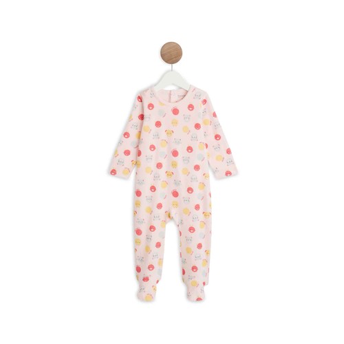 Pijama pelele de terciopelo para bebé IN EXTENSO, talla 80.