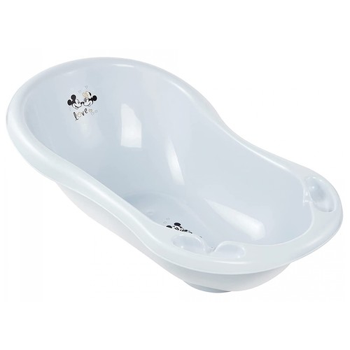 Bañera ergonómica con tapón para bebés de 0 a 12 meses, 84 cm, MICKEY.