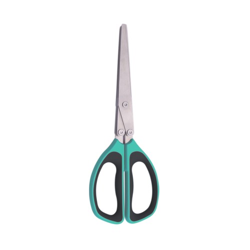 Tijeras de cocina de 22cm. especial para corte de finas hierbas, mango de plástico tacto suave, ACTUEL.
