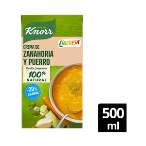 Imagen de KNORR Ligeresa Crema de zanahorias y puerros 500 ml.