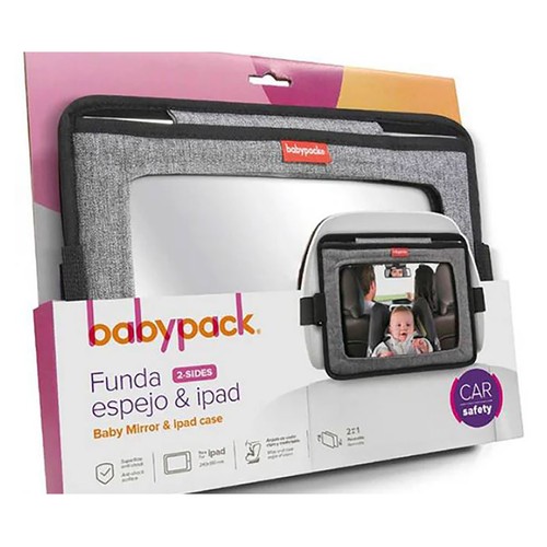 Funda espejo y tableta para bebés.