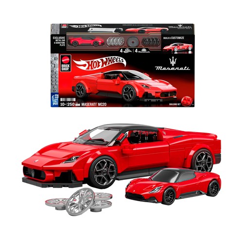 Hot wheels conjunto de construccion  speed maserati.JIN JIA TOYS.