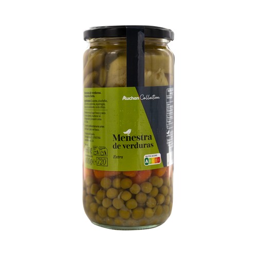 PRODUCTO ALCAMPO Collection Menestra de verduras extra frasco de 400 g.