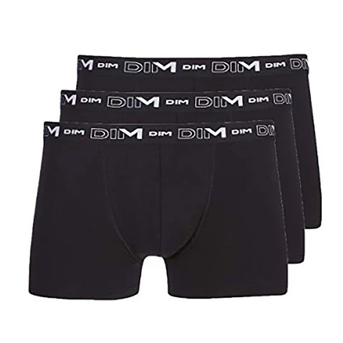 Pack 3 boxer DIM, color negro, talla L