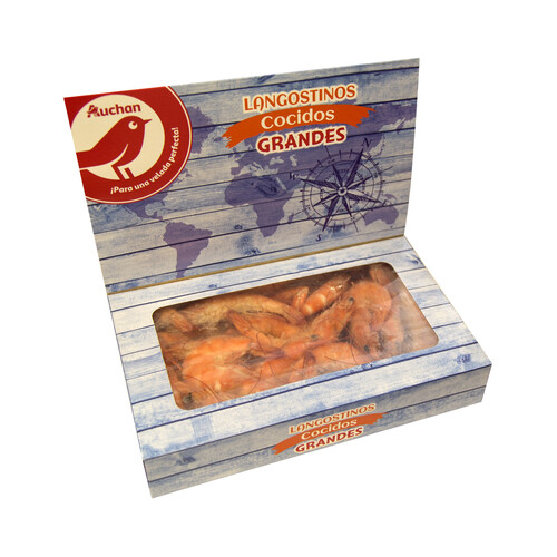 PRODUCTO ALCAMPO Langostinos grandes 21/28, cocidos y ultrancongelados PRODUCTO ALCAMPO 700 g (P.N).