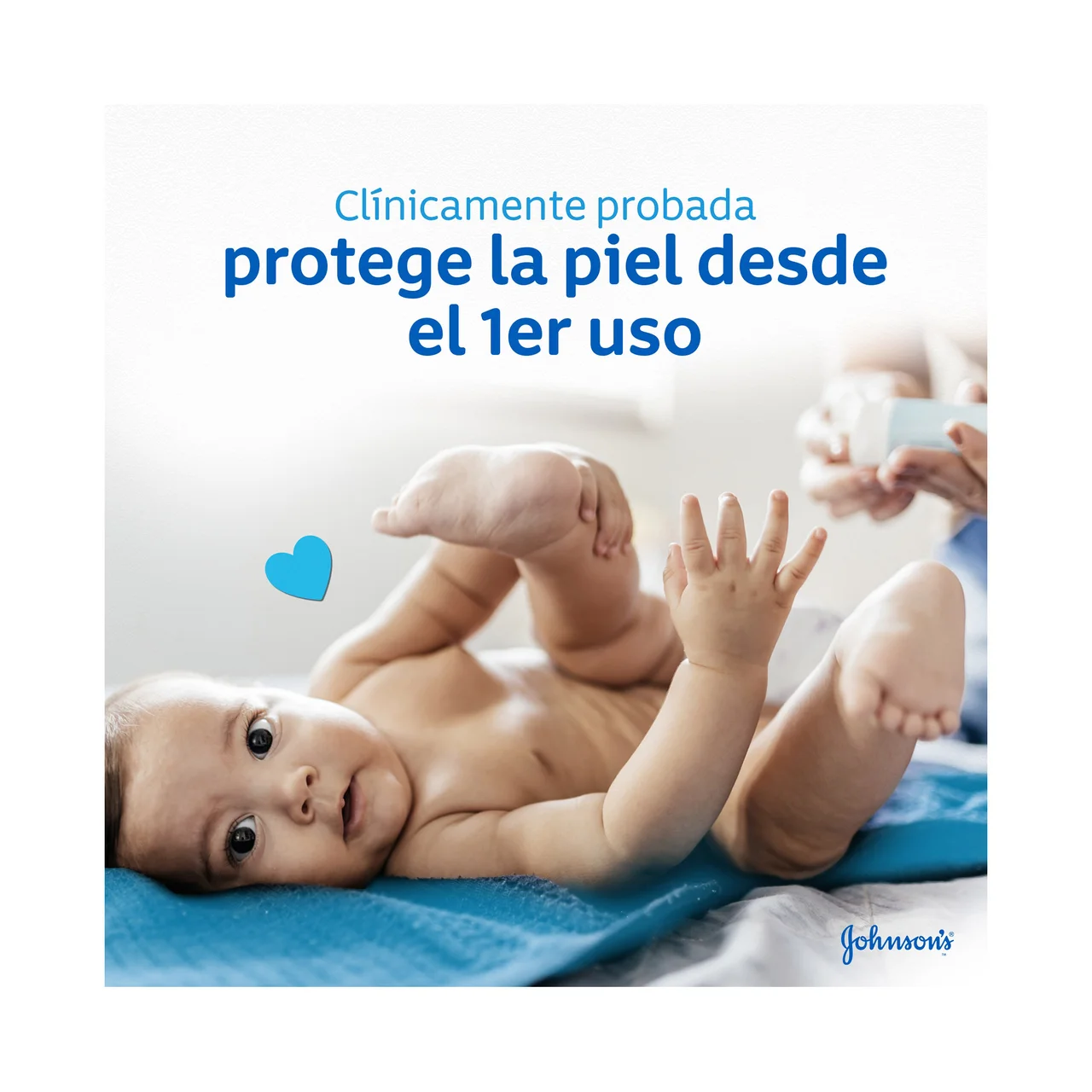 JOHNSON´S Baby Crema protectora para la zona del pañal 100 ml.