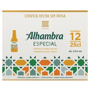 ALHAMBRA Especial Cerveza botella 12 x 25 cl.
