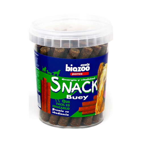 BIOZOO MASCOTAS Snacks de buey BIOZOO 300 g.