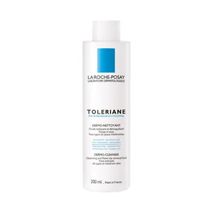 LA ROCHE POSAY Limpiador y desmaquillador con o sin aclarado para rostro y ojos LA ROCHE POSAY Toleriane 200 ml.