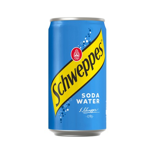 SCHWEPPES Soda water lata 25 cl.