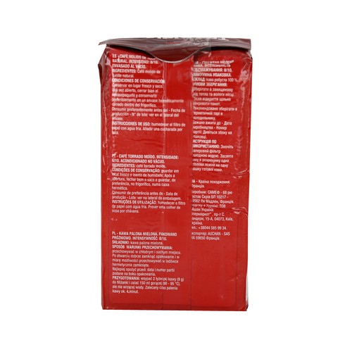 PRODUCTO ALCAMPO Café molido natural Tradición 250 g.