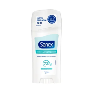 SANEX Dermo Active freshness Desodorante en stick para mujer antitranspirante hasta 72 horas 65 ml.
