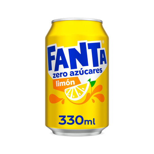 FANTA ZERO Refresco de limón zero lata de 33 cl.