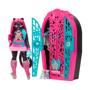 Imagen de MONSTER HIGH Skulltimate Secrets 6 Muñeca Catty Noir con Armario +4 Años