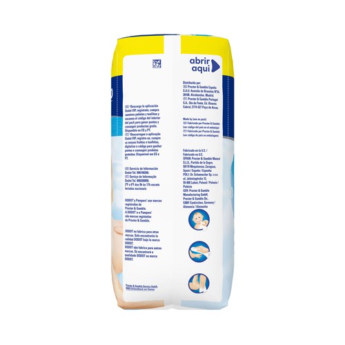 DODOT Aqua Toallitas húmedas para bebé, 99% agua 4 x 60 uds.
