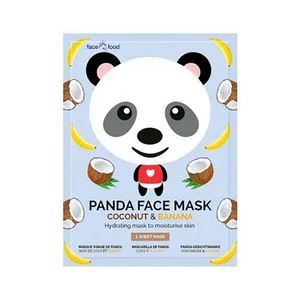 7TH HEAVEN Mascarilla facial de panda, hidratante y suavizante, con infusión de coco y plátano 7TH HEAVEN