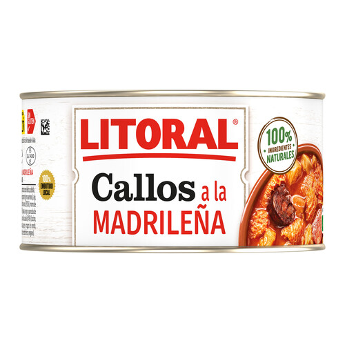 LITORAL Callos a la Madrileña LITORAL lata de 380 g.