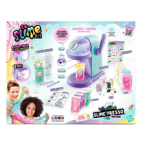 Juego de Slime"Presso Machine con accesorios, +4 años, CANAL TOYS.