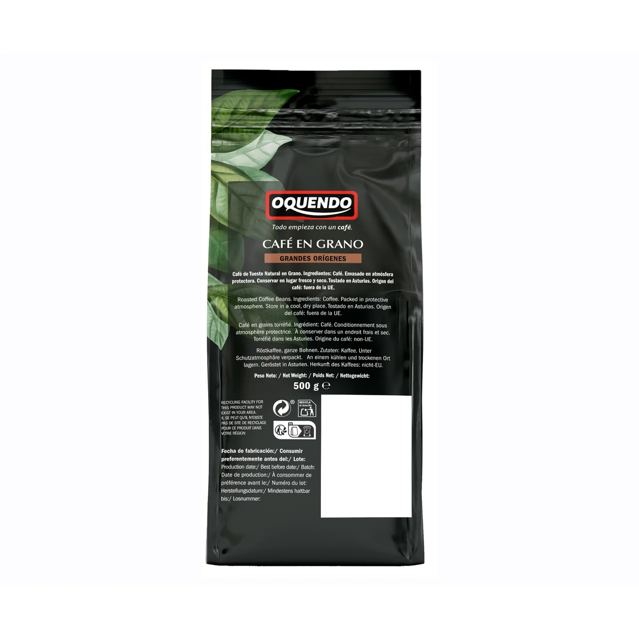 Café grano Colombia grandes orígenes 500 gr.