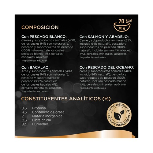 SHEBA Comida para gatos gelatina selección pescados 12 uds. x 100 g.