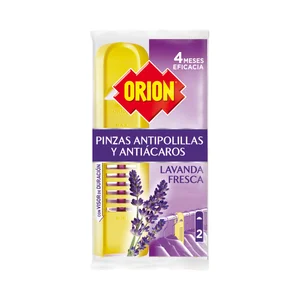 ORION Antipolillas en colgador con aroma lavanda 2 unidades