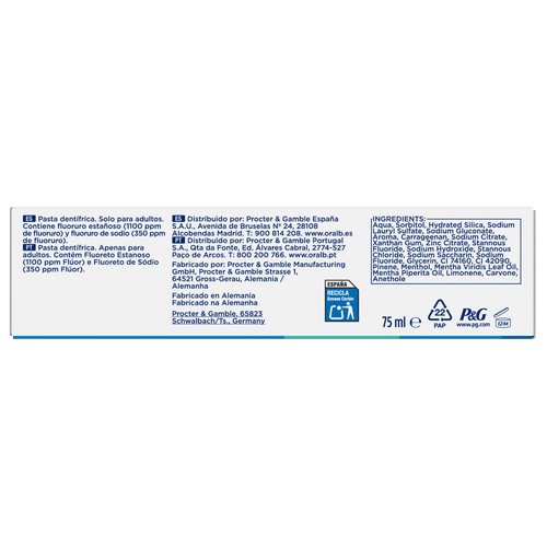 ORAL-B Pro-expert aliento fresco Pasta de dientes que protege contra la placa 75 ml.
