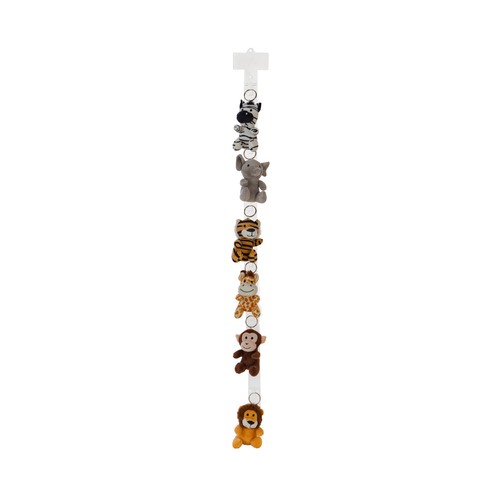 Llaveros animales selva 12 cm 1 unidad. LITTLE KIDS