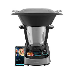 Robot de cocina CECOTEC mambo Touch, WiFi, APP, pantalla táctil, 37 funciones, báscula, jarra acero inox.