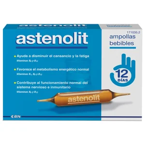 ASTENOLIC Complemento nutricional que ayuda a disminuir el cansancio 12 x 10 ml.