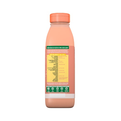 FRUCTIS Hair food de Garnier Champú anti-rotura con piña, para cabello largo y o frágil 350 ml.