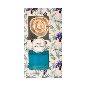 Ambientador con forma de flor 75ml, aroma raíz angélica.