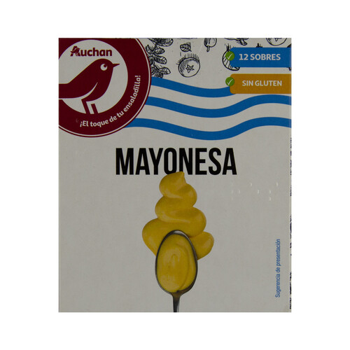 PRODUCTO ALCAMPO Mayonesa en monodosis bolsa de 12 uds x 12 g.