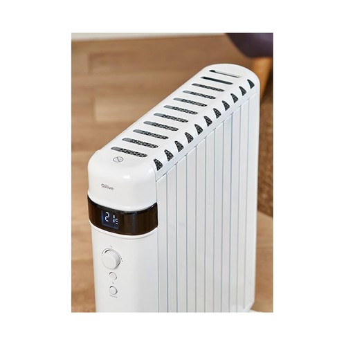 Radiador QILIVE Q.6118, 2500W, temporizador, termostato.
