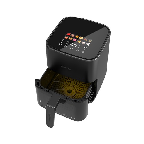 Freidora de aire CECOTEC DUO, 6.5L, 2200 W, 12 programas.